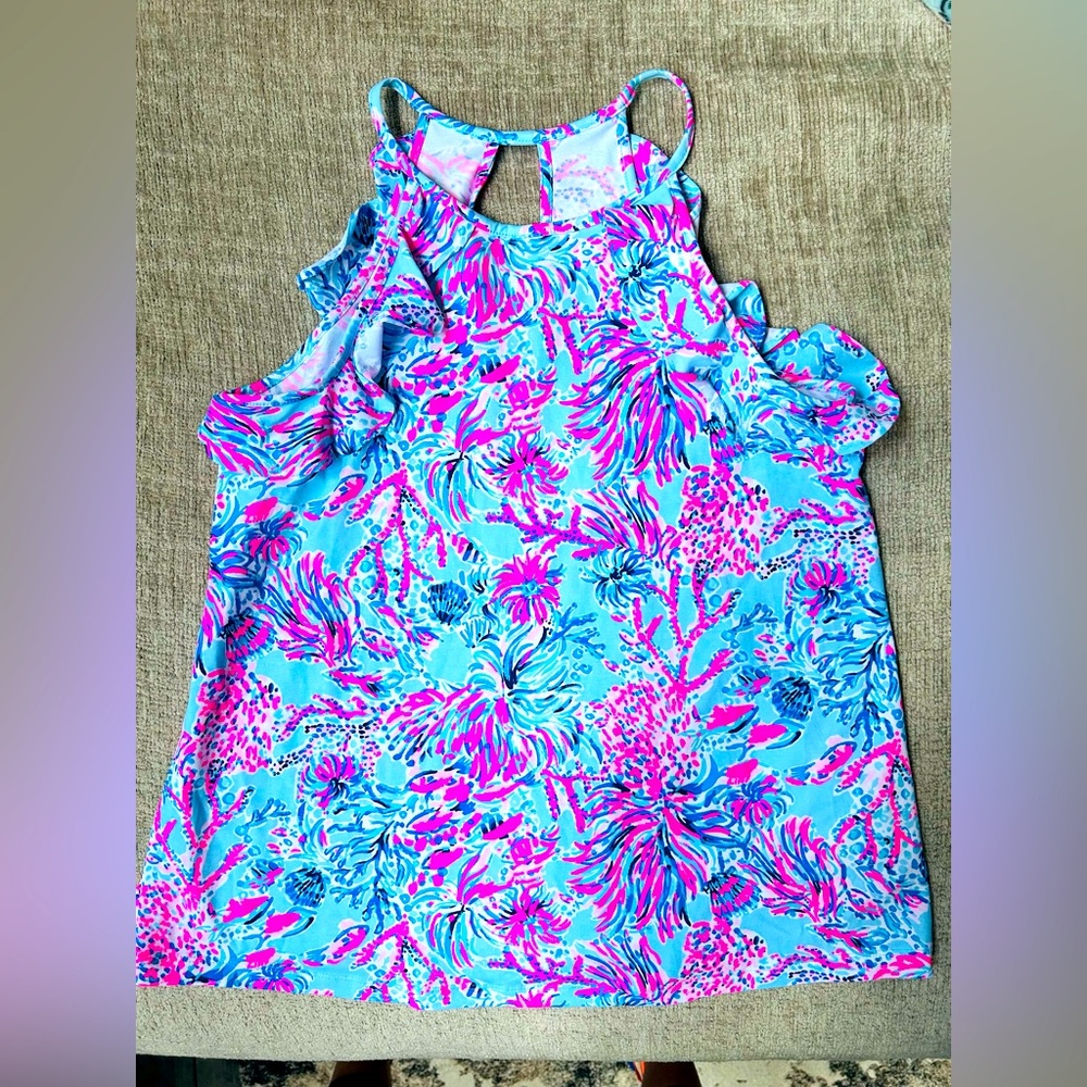 Lilly Pulitzer sleeveless bright color top. Size XS